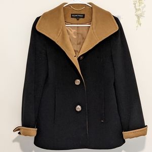Ellen Tracy Women's Wool Jacket Colorblock